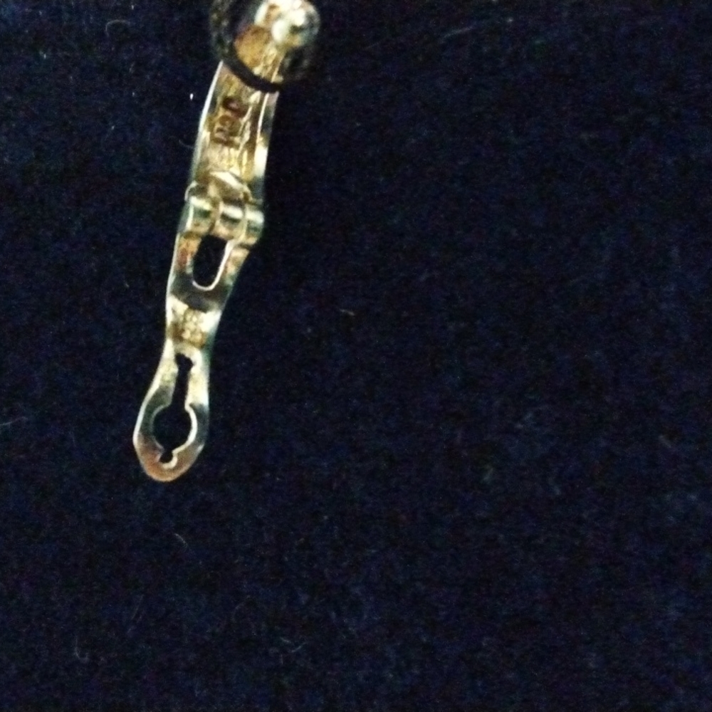 Sterling Silver "E" initial pendant NWOT - Picture 3 of 6